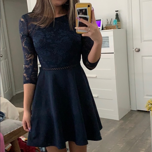 Lace Formal Dress - Picture 1 of 3